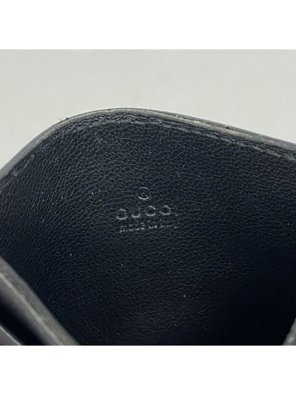 Gucci Card Case Guccissima Leather Black - Picture 4 of 8